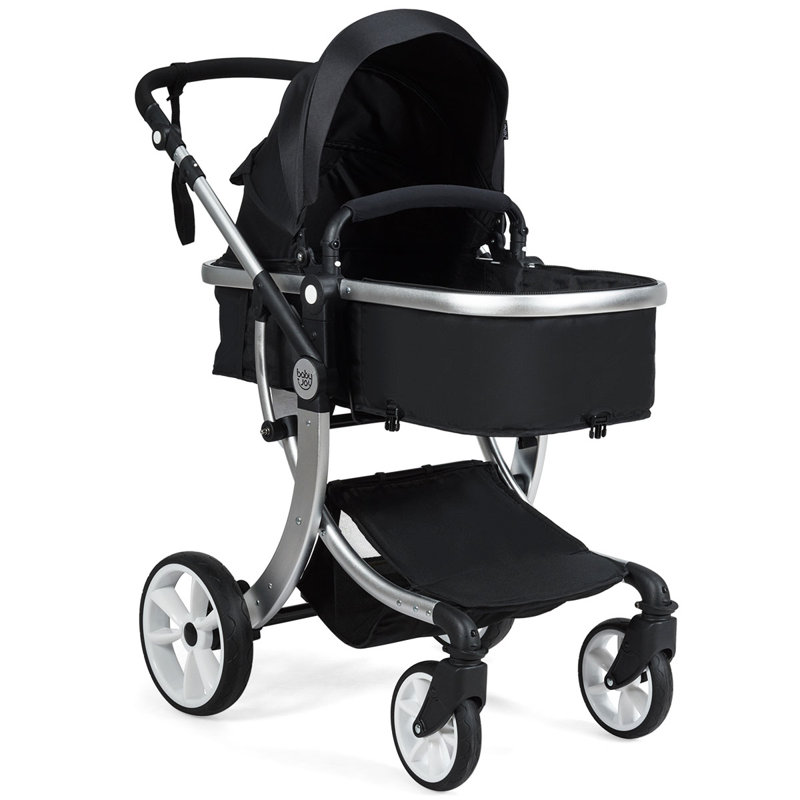 Foldable Pet Stroller, Black
