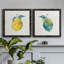 Happy Lemon - Ensemble de 2 peintures sur toile encadrées-1610254291-1610254252