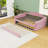 Twin Upholstered Daybed with Trundle and USB Charging Ports-1560629090
