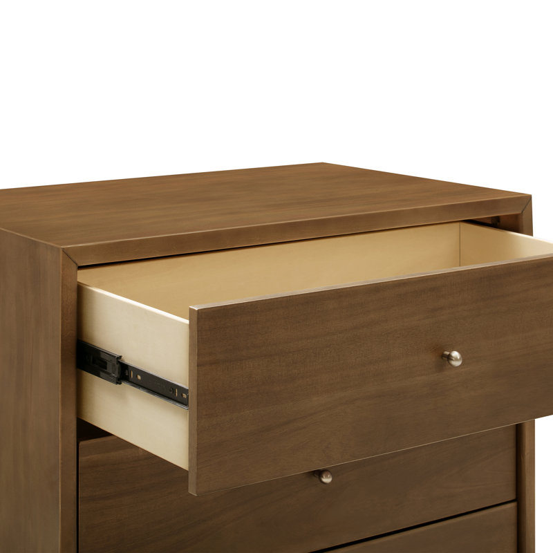 Commode 3 tiroirs assemblée Palma, Noyer naturel