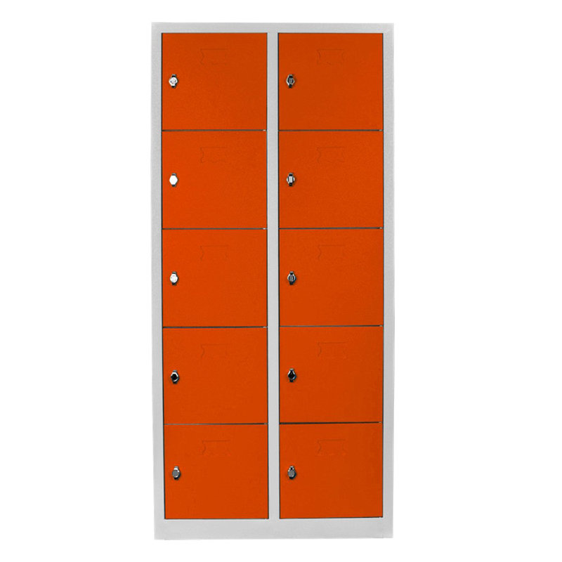 Armoire de rangement Locker, H 66,9 po x l 31,1 po x P 15,7 po, Orange