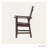 Modern Slatted Outdoor Dining Armchair-1868249372