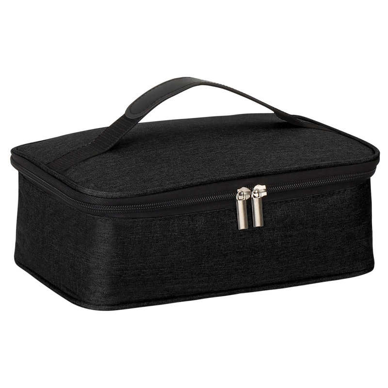 Black Insulated Adult Tote Bag with Handle