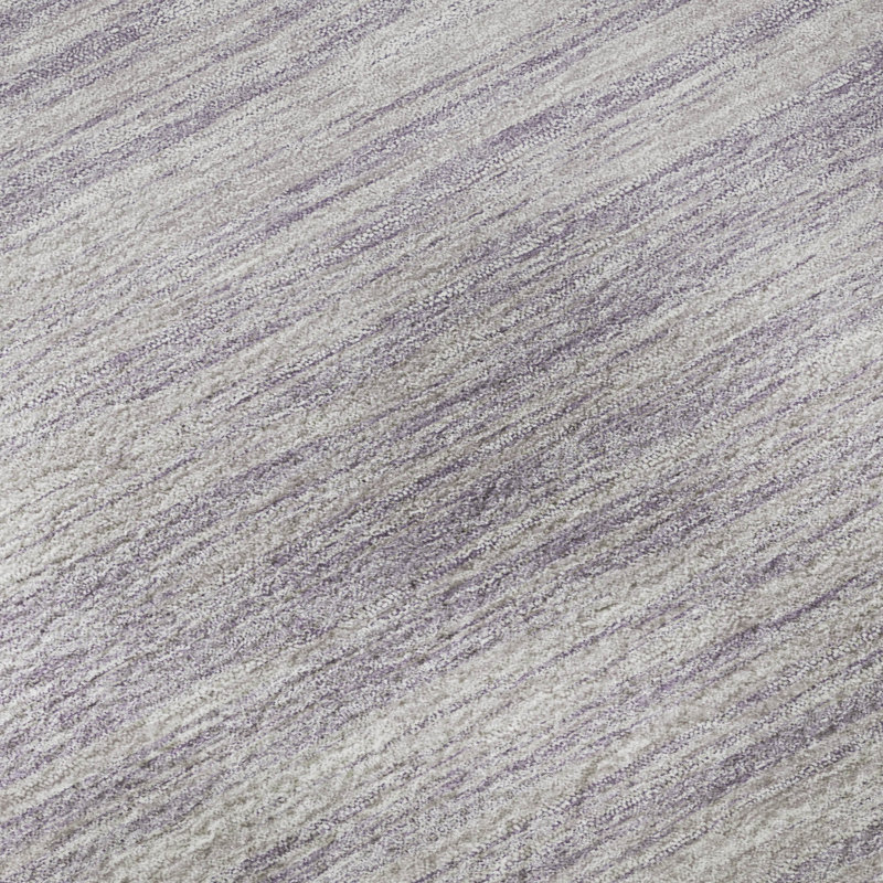 Premium Machine Washable Prisco Lavender Rug, Rectangle 2'6" x 3'10"
