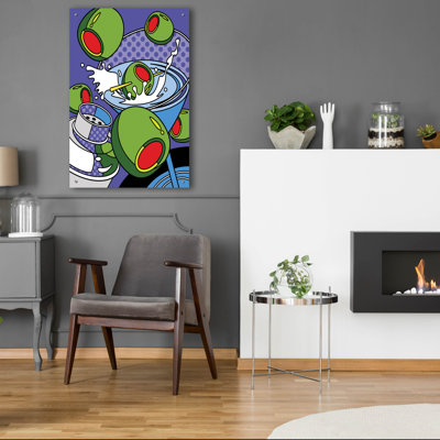 «Martini Flying Olives» par Ron Magnes