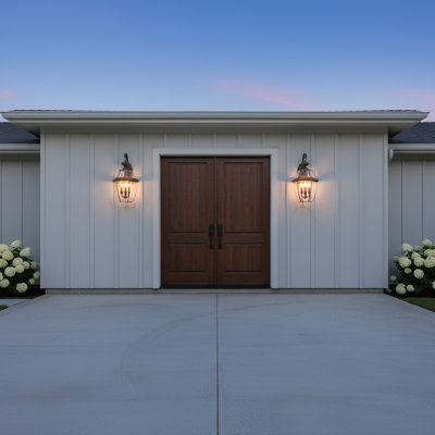 Lancaster Three Light Outdoor Wall Lantern from Generation Lighting 