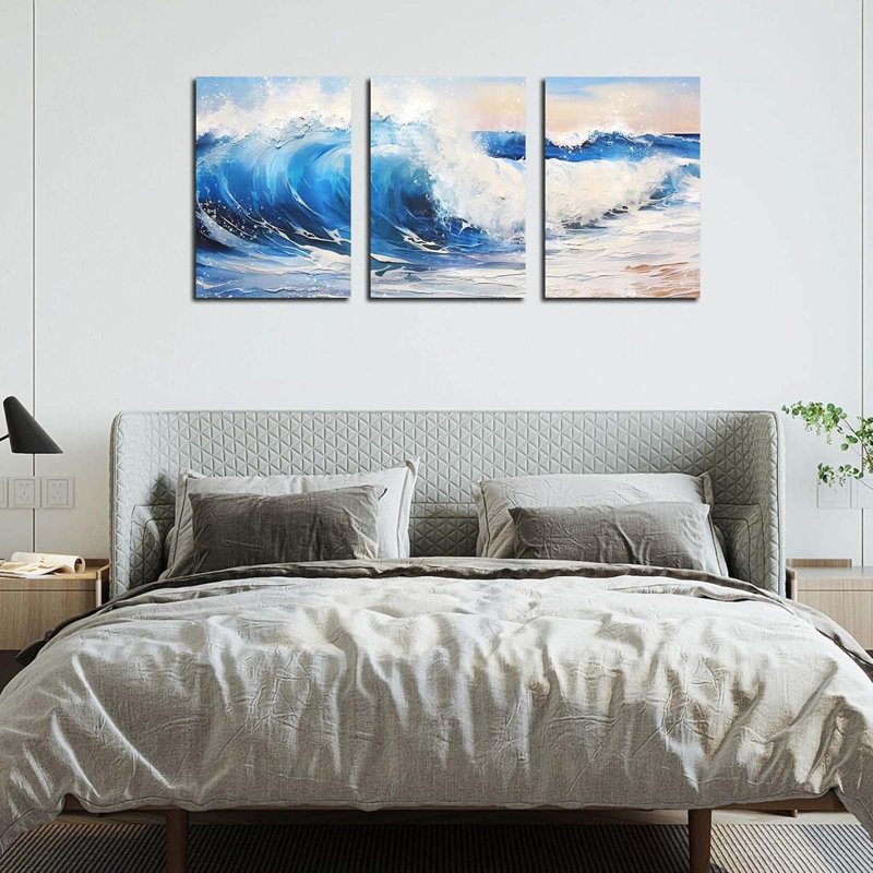3 Piece Wrapped Canvas Wall Art