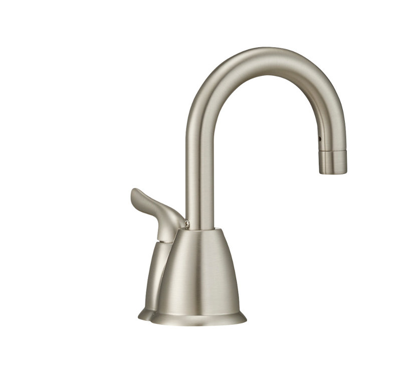 Satin Nickel Instant Hot Water Dispenser Faucet System