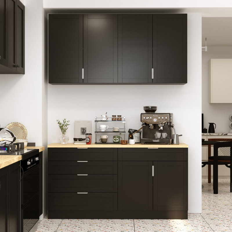 63"W Kitchen Pantry Sideboard Storage Cabinet