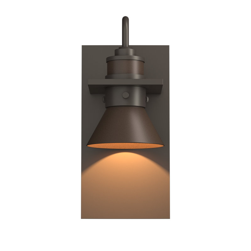 Erlenmeyer 1 - Bulb Outdoor Barn Light, Coastal Bronze, Coastal Dark Smoke