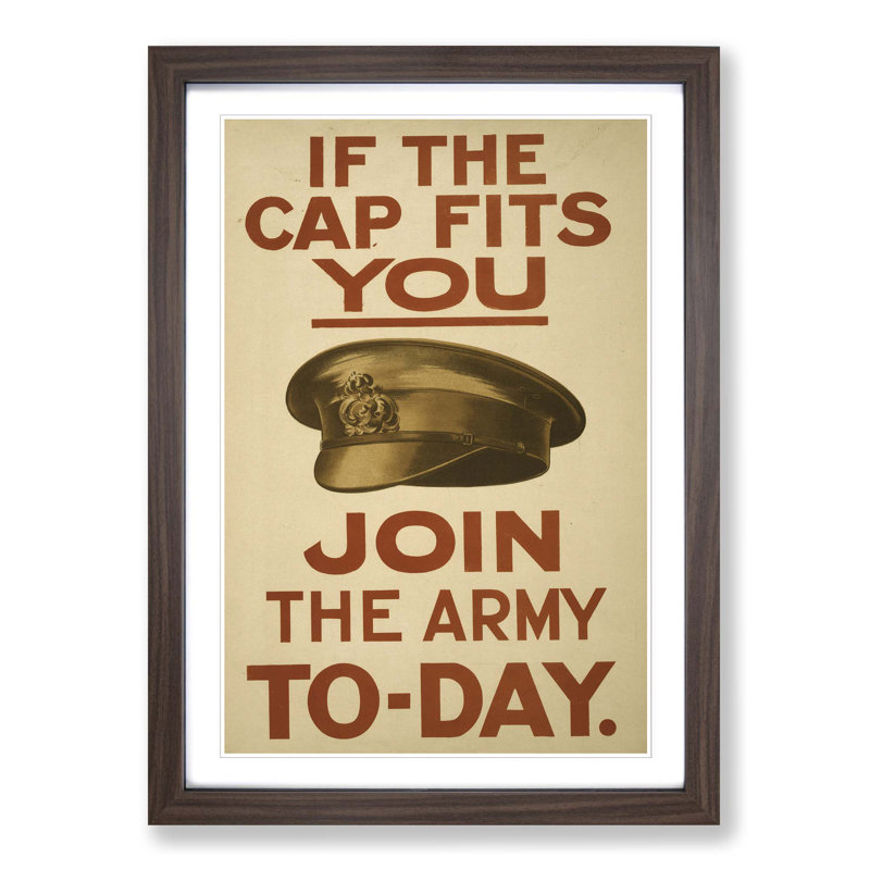 Single Picture Frame Print, Walnut