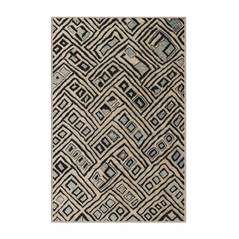 Abstract Indoor Rug, Rectangle 3' x 5'