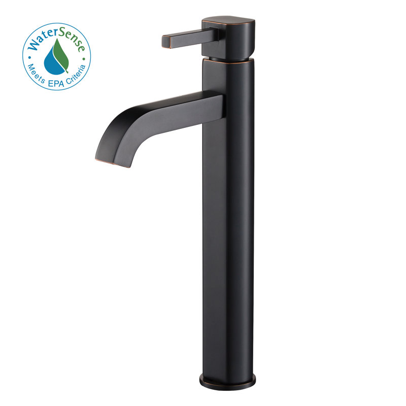 Ramus Single Hole Faucet Bathroom Faucet, Oil Rubbed Bronze
