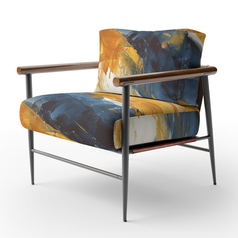 Fauteuil d'appoint Centeio, Noir, noir, noir, noir