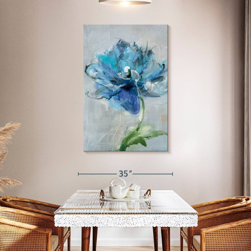 Avery - floraison bleue II, H 48 po x l 32 po