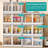 3Pcs Foldable Storage Bins with Lid 4 Doors Collapsible Stackable Closet Organizer Containers with Lock 4Pcs Wheels-267143927-267143921