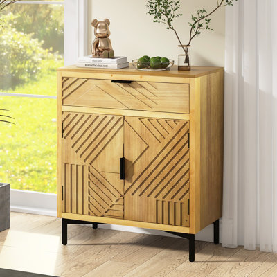 Armoire d'appoint moderne 32 "avec tiroir et tablette