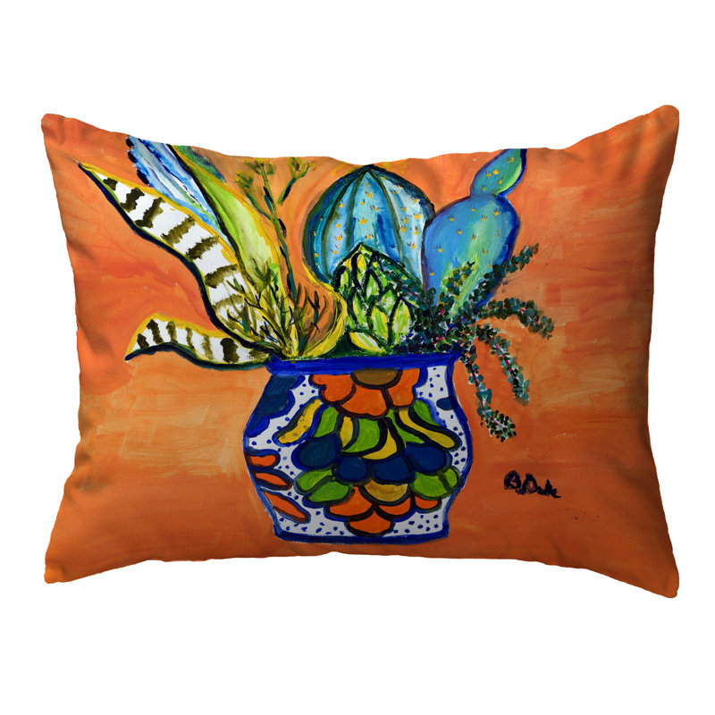  Housse et insert de coussin rectangulaire d'extérieur Noncorded, 11 po x 14 po