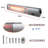 Stainless Steel Electric Ceiling Mounted Patio Heater