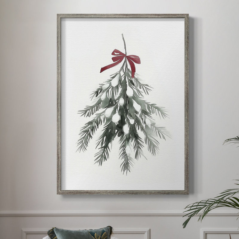 «Christmas Holiday Art» DCCCL XXVII, reproduction d'art encadrée - bois massif XMA171546, H 30 po x l 24 po