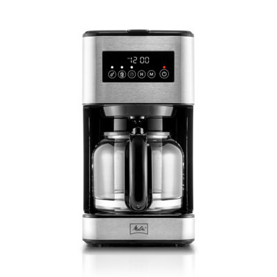 Melitta Aroma Tocco Plus 12-cup Hot And Iced Drip Coffee Maker With Glass Carafe And Touch Control Display