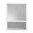 12 Inch Small Wall Mounted Storage Shelves, Suitable For Small Bathroom, Glossy White
