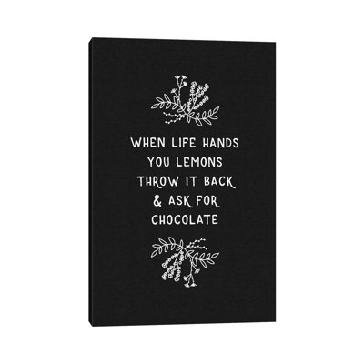 When Life Hands You Lemons - Print on Canvas