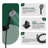 Adjustable 12" Rectangular High Pressure Dual Shower Head with 6-Spray Handheld Shower with Filter-110379265