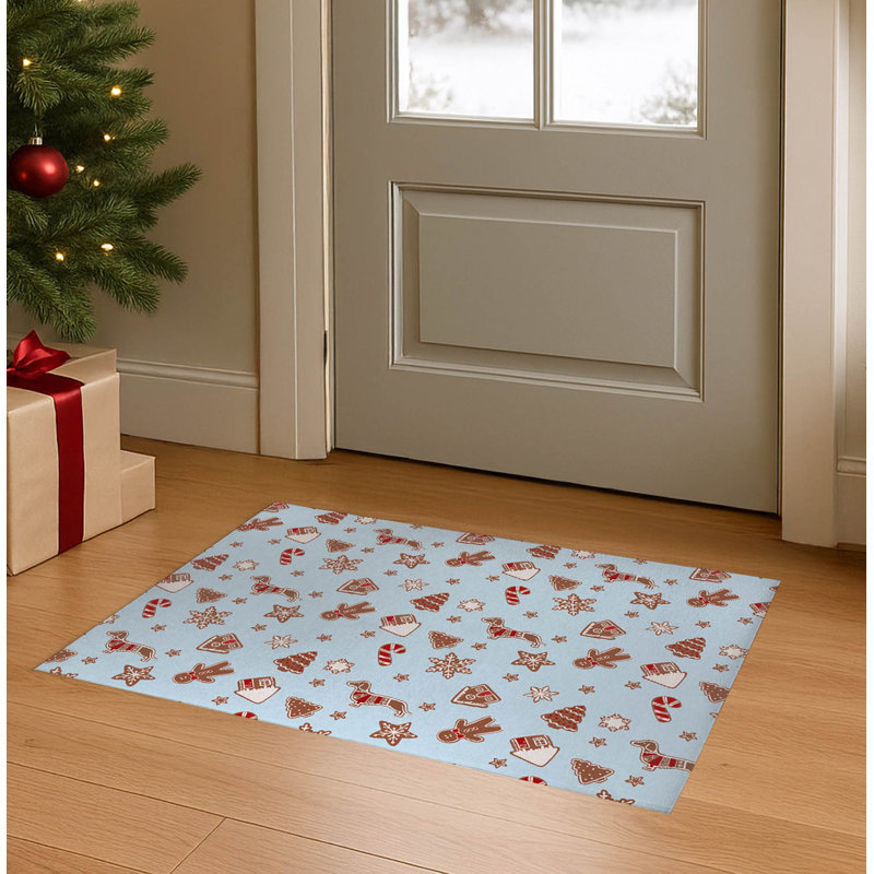 Paillasson d'intérieur Ginger All The Way, Argent argent, L 60 po x L 84 po