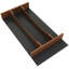 Insert d'ustensile Rev-A-Shelf, accents noirs, noyer, 10,24 po, 4WUTCC-WN-15MB-1-137537747
