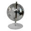 Globe terrestre moderne en verre avec base en métal pour la décoration intérieure