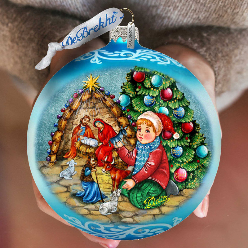 5.5'' Glass Ball Ornament