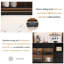 Buffet noir 55,12 po Modern Light Luxury-973819001