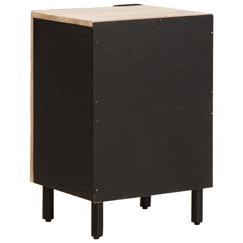 Solid Wood Bathroom Cabinet, Beige