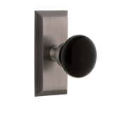 Grandeur Concealed Screw Mechanism Mushroom Knob with Rectangle Rosette