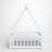 Kids House Platform Bed Frame, Twin Size Floor Design, Guardrail Safety Frame, Bedroom-114222867