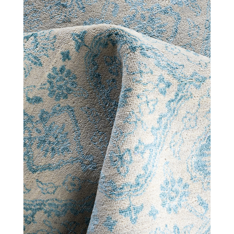Overdyed One-of-a-Kind 9' 0" X 12' 2" Hand Knotted Area Rug