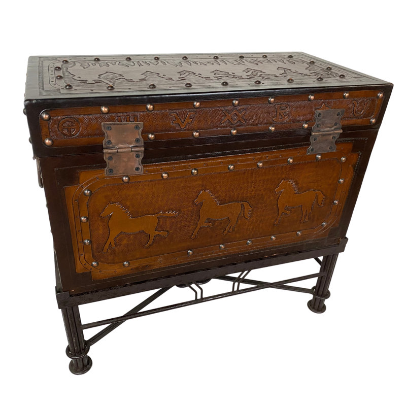 Solid + Manufactured Wood Accent Trunk