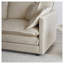 Canapé modulaire en chenille 4 pièces, causeuse 2 places avec 2 repose-pieds, canapé-lit rembourré