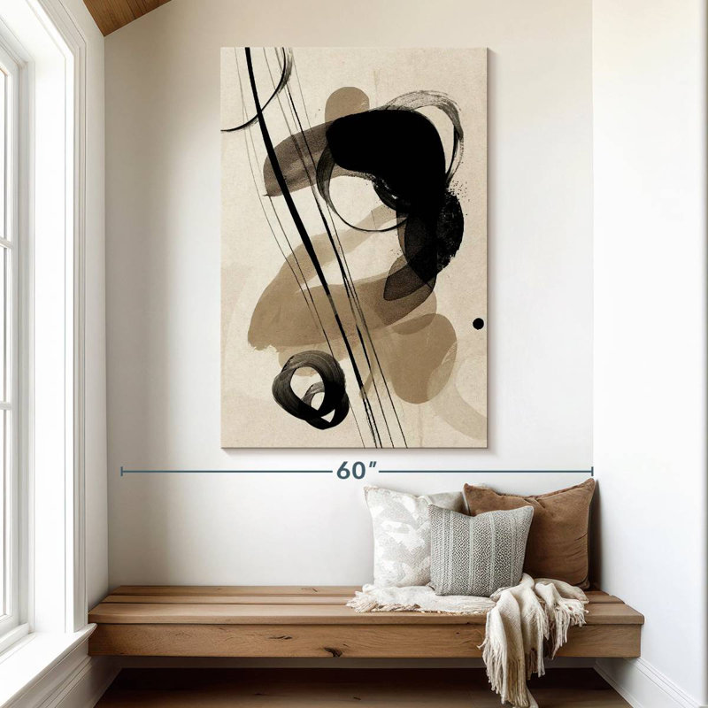Avery Beige Earth Hues I, 51" H x 34" W