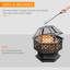Emeraude Round Steel Wood Burning Fire Pit