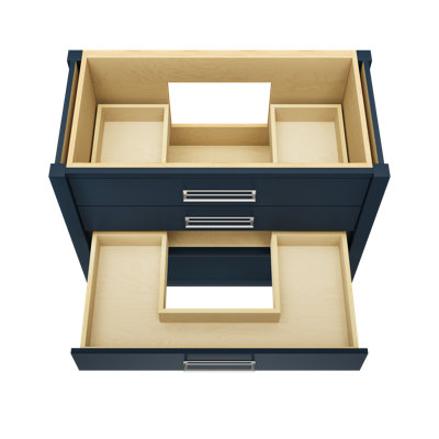 Kiawah Three-Drawer Single Bath Vanity