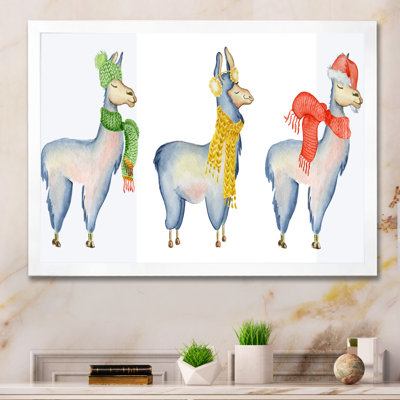 " Cute Llama Cartoon Set II "