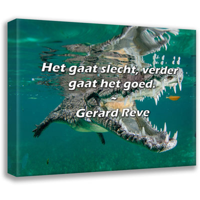 Gerard Reve Quote: Het gaat slecht, verder gaat het goed.