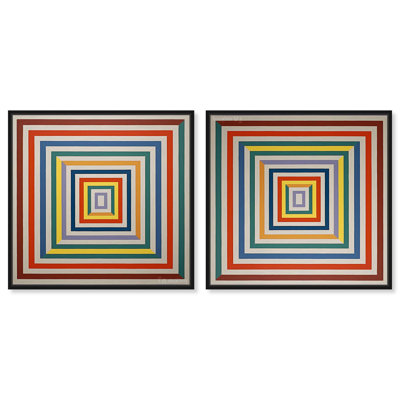 «Squares», ensemble d'art sur toile par Art Remedy