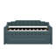 Lit de jour simple tapissier avec couchette et tiroirs-477096240