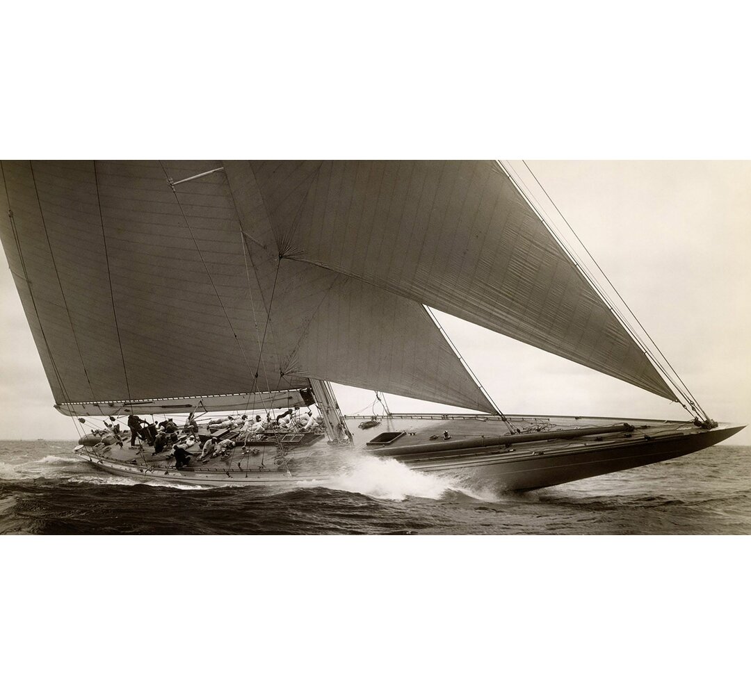 Leinwandbild J-Class-Segelboot 1934 von Edwin Levick