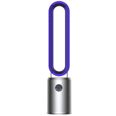 Ventilateur tour sans lame de 38 po avec télécommande, ventilateur de circulation d'air pour une utilisation à l'intérieur, 24 vitesses, 12 compteurs, ventilateur oscillant silencieux pour le bureau de la chambre à coucher