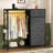 6-Drawer Storage Dresser with LED Lights, Hanging Rack & Charging Station-1228887851