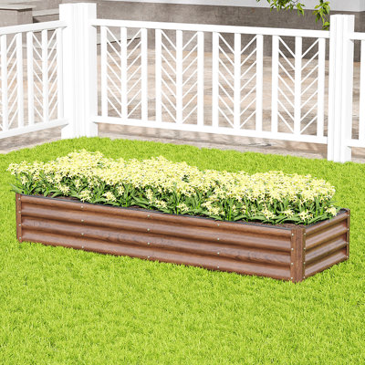 Self-Watering Outdoor Raised Garden Bed